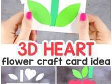 77 How To Create Valentine Card Template 3D Layouts by Valentine Card Template 3D