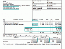 Job Work Invoice Format In Tally