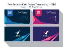 Adobe Illustrator Business Card Template With Bleed