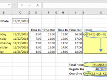 77 Report Excel Template To Calculate Time Card Download by Excel Template To Calculate Time Card