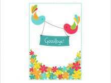 77 Report Farewell Card Template A4 with Farewell Card Template A4