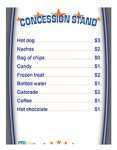 77 Standard Concession Stand Flyer Template in Photoshop with Concession Stand Flyer Template