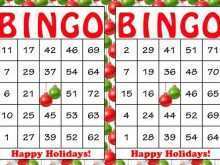 77 The Best Christmas Bingo Card Template in Photoshop by Christmas Bingo Card Template
