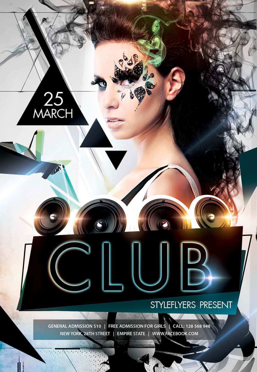 77 The Best Free Club Flyer Template in Photoshop by Free Club Flyer Template