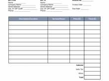 Company Invoice Template Pdf