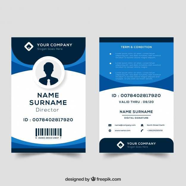 77 Visiting Identification Card Template Free Download For Free with Identification Card Template Free Download