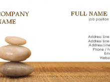 77 Visiting Massage Name Card Template For Free by Massage Name Card Template