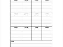 77 Visiting My Class Schedule Template Templates with My Class Schedule Template