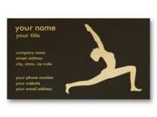 78 Adding Yoga Teacher Business Card Templates Formating with Yoga Teacher Business Card Templates