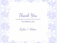 78 Best Easy Thank You Card Template Maker with Easy Thank You Card Template