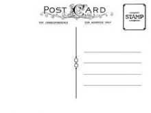 78 Blank Free Printable 4X6 Postcard Template With Stunning Design with Free Printable 4X6 Postcard Template