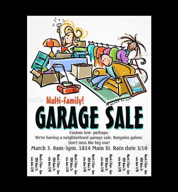 78 Blank Free Yard Sale Flyer Template For Ms Word For Free Yard Sale 