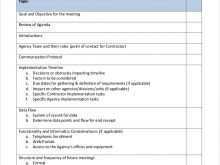 78 Blank Kickoff Meeting Checklist And Agenda Template Download with Kickoff Meeting Checklist And Agenda Template