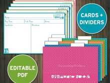78 Create 4X6 Index Card Divider Template PSD File for 4X6 Index Card Divider Template