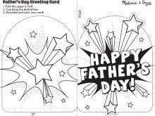 78 Create Father Day Card Templates To Colour for Ms Word for Father Day Card Templates To Colour