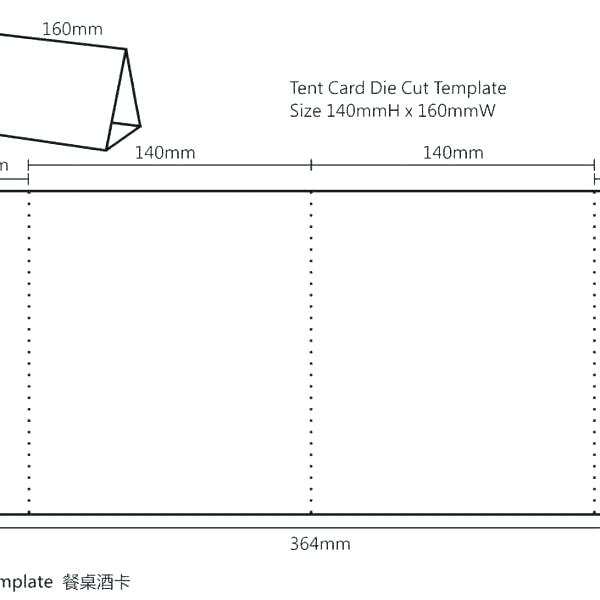 Medium Tent Card Template Word Cards Design Templates