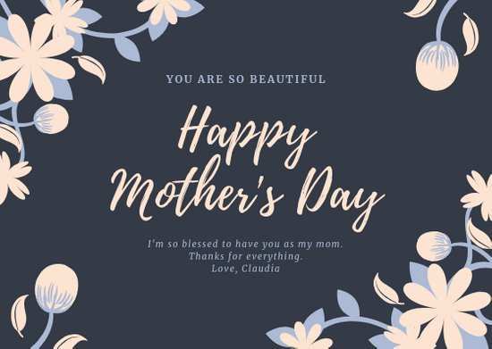 78 Create Mother S Day Card Templates for Ms Word for Mother S Day Card Templates