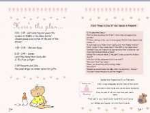 78 Creative Baby Shower Agenda Example Now by Baby Shower Agenda Example