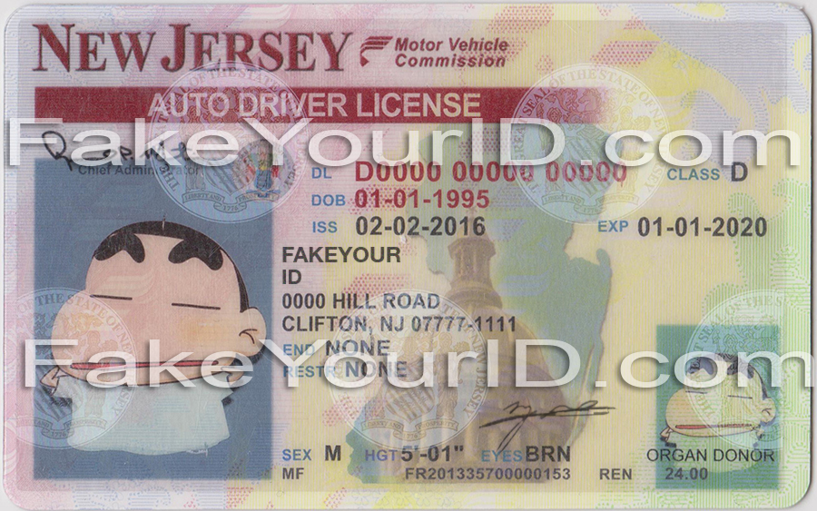 78 Creative New Jersey Id Card Template PSD File for New Jersey Id Card Template