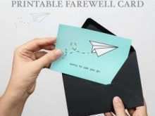 78 Creative Printable Leaving Card Template Maker with Printable Leaving Card Template