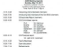 78 Customize Our Free Agm Meeting Agenda Template Formating by Agm Meeting Agenda Template