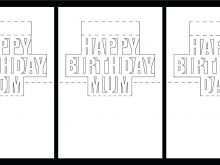 Birthday Card Template Pop Up