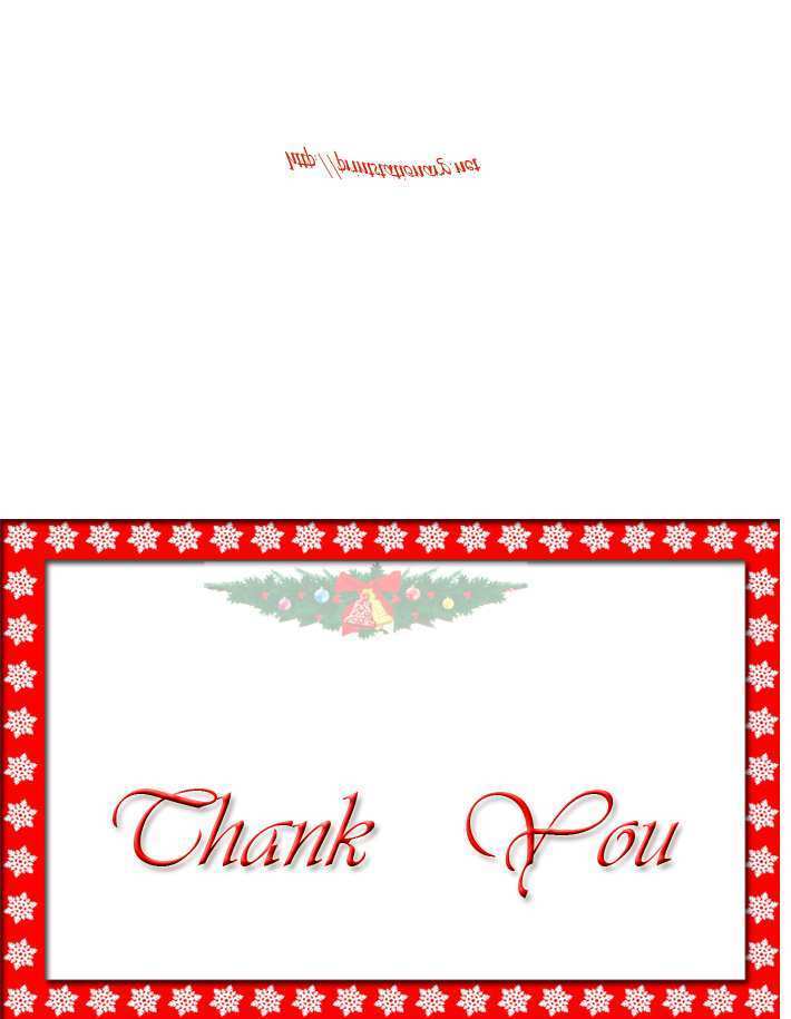 78 Customize Our Free Free Printable Christmas Thank You Card Templates ...
