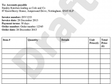 78 Customize Our Free Uk Company Invoice Template Formating with Uk Company Invoice Template