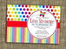 78 Customize Rainbow Birthday Card Template Formating by Rainbow Birthday Card Template
