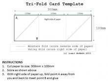 3 Fold Card Template