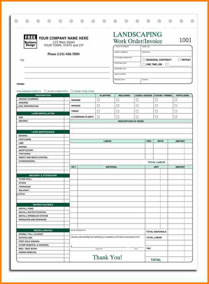 78 Free Printable Lawn Service Invoice Template Templates for Lawn Service Invoice Template