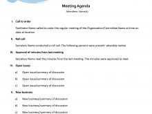 78 Free Printable Meeting Agenda Format In Word PSD File with Meeting Agenda Format In Word