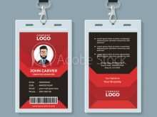78 Free Printable Red Id Card Template for Ms Word with Red Id Card Template
