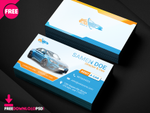 78 Free Printable Rent A Car Business Card Template for Ms Word with Rent A Car Business Card Template