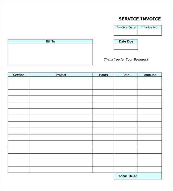78 How To Create Blank Invoice Receipt Template in Word by Blank Invoice Receipt Template