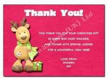 78 How To Create Christmas Gift Thank You Card Template in Word by Christmas Gift Thank You Card Template