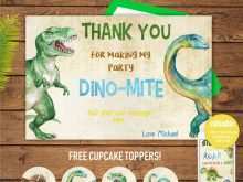 78 How To Create Dinosaur Thank You Card Template Formating with Dinosaur Thank You Card Template