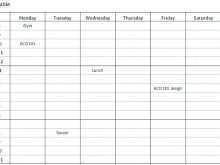 78 How To Create Sample Class Schedule Template Formating by Sample Class Schedule Template
