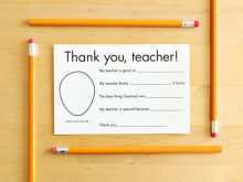 78 Online Thank You Card Template For Teachers Maker by Thank You Card Template For Teachers