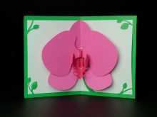 78 Orchid Pop Up Card Template Layouts with Orchid Pop Up Card Template