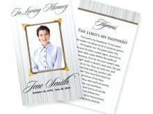 78 Printable Funeral Prayer Card Template For Word in Word with Funeral Prayer Card Template For Word