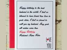 78 Printable Love Birthday Card Template for Ms Word by Love Birthday Card Template