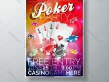 Poker Tournament Flyer Template Word