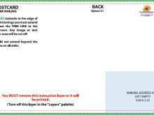 78 Printable Usps Postcard Back Template Layouts for Usps Postcard Back Template