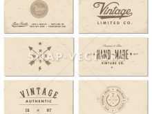78 Printable Vintage Name Card Template Download with Vintage Name Card Template