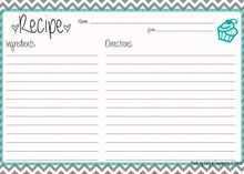 78 Standard Blank Recipe Card Template For Word Formating by Blank Recipe Card Template For Word