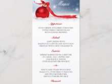 78 Standard Menu Card Template Christmas for Ms Word by Menu Card Template Christmas