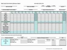 School Report Card Template Xls