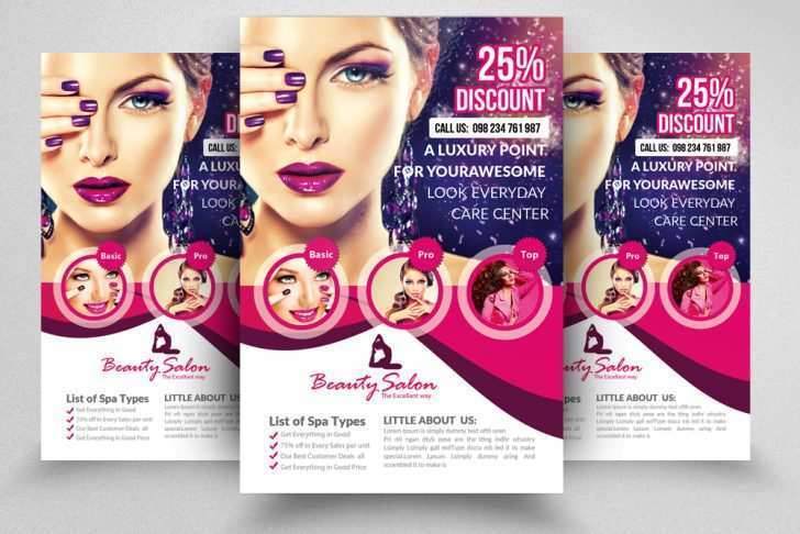 78 The Best Beauty Salon Flyer Templates Free Download with Beauty Salon Flyer Templates Free