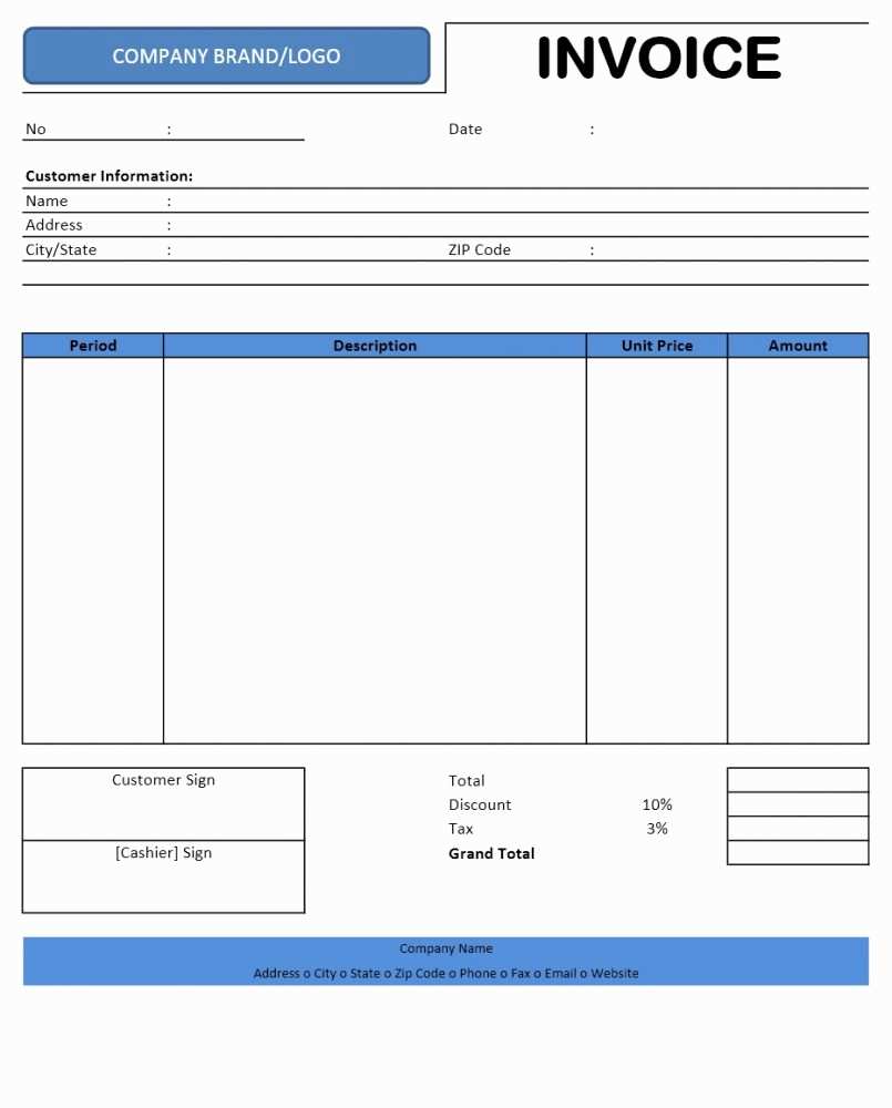 Download Basic Invoice Template Open Office Images